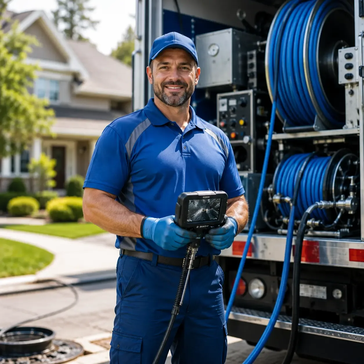 Local outdoor drain cleaning specialists in Flushing, MI